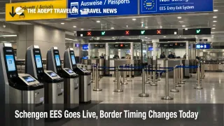 Frankfurt Airport border control under Schengen EES border timing changes as biometric kiosks replace passport stamps