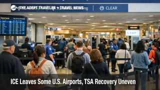 ICE at U.S. airports eases at Philadelphia International Airport as TSA checkpoint recovery remains uneven in April
