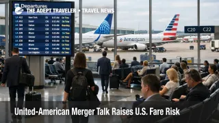 U.S. airline merger risk at Chicago O'Hare shows a major hub terminal where fares and competition could tighten