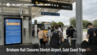 Brisbane rail closures force airport and Gold Coast travelers onto replacement buses and longer station transfers in April
