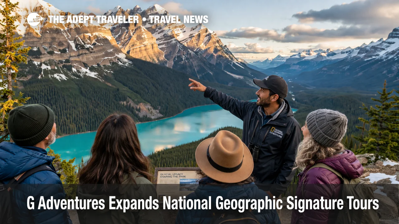 National Geographic Signature tours expand with a guided small group in Banff, signaling new 2027 premium options