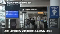 Seattle U.S. entry warning reflected in an international arrivals queue at SEA as travelers face added screening uncertainty.
