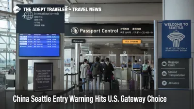 Seattle U.S. entry warning reflected in an international arrivals queue at SEA as travelers face added screening uncertainty.