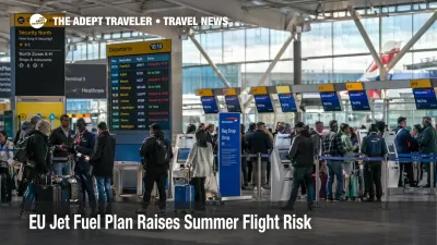 EU jet fuel plan pressure at Heathrow shows busy departure queues as summer flight risk rises across Europe