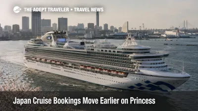 Japan cruise bookings pressure near Tokyo as a Princess ship departs Yokohama for 2028 Asia sailings