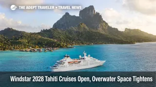 Windstar Tahiti cruises near Bora Bora show small ship 2028 French Polynesia cruise bookings and overwater stay planning