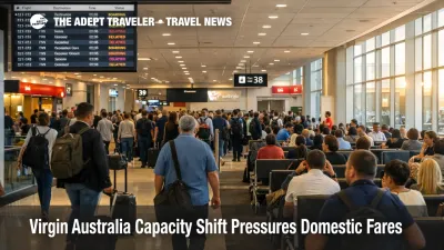 Virgin Australia capacity shift shown by crowded Sydney domestic departures as tighter seats raise Australia fare pressure