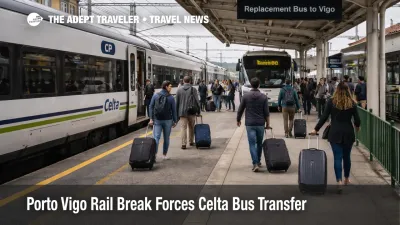 Porto Vigo Rail Break Forces Celta Bus Transfer