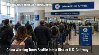 Seattle airport entry risk shown in SEA passport control queues as Chinese travelers face added U.S. border scrutiny