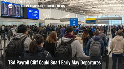 Long TSA payroll cliff security lines at JFK show early May U.S. airport screening pressure for departing travelers