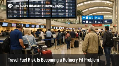 Travel fuel risk at Dubai airport shows busy check in lines and long haul departure pressure amid Gulf fuel disruption