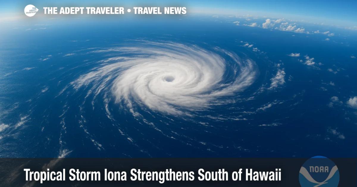Tropical Storm Iona Strengthens South Of Hawaii Tropical Storm Iona Central Pacific Hurricane 1200x630