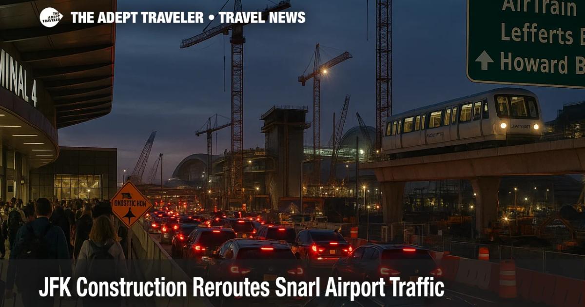 JFK Construction Reroutes Snarl Airport Traffic
