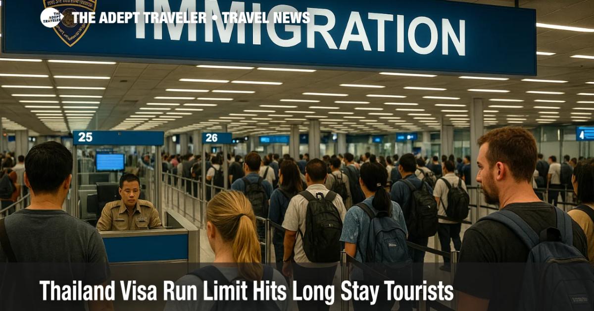 Thailand Visa Run Limit Hits Long Stay Tourists