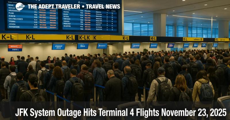 JFK System Outage Hits Terminal 4