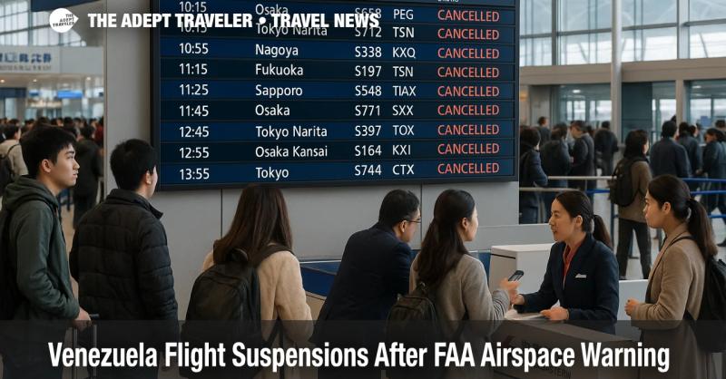 Venezuela Flight Suspensions After FAA Airspace Warning