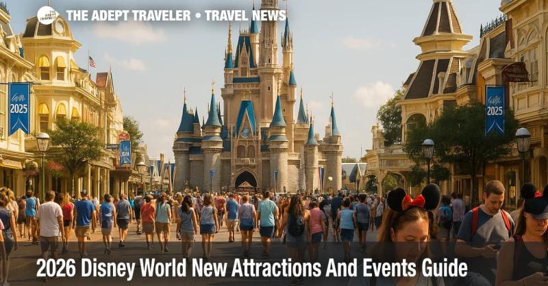 WALT DISNEY WORLD 2026 ALL NEW ATTRACTIONS FESTIVALS AND EVENTS IN visual data 2