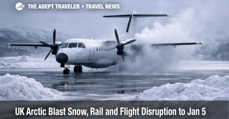 Uk Arctic Blast Snow Rail And Flight Disruption To Jan 5